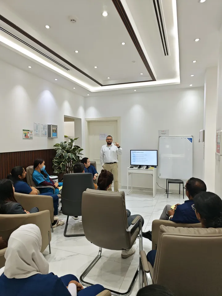 Learning in a shared clinical space