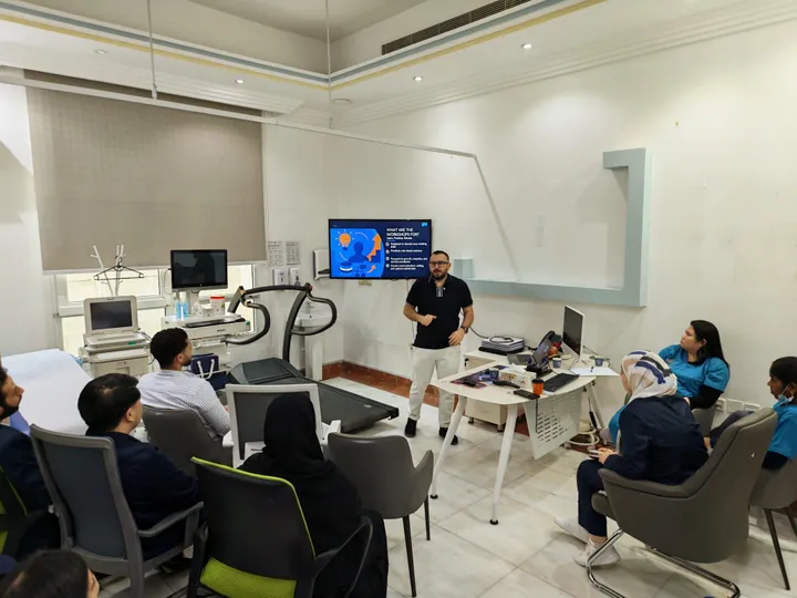 A view from the training room
