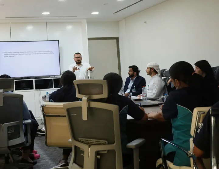 A small-group learning session